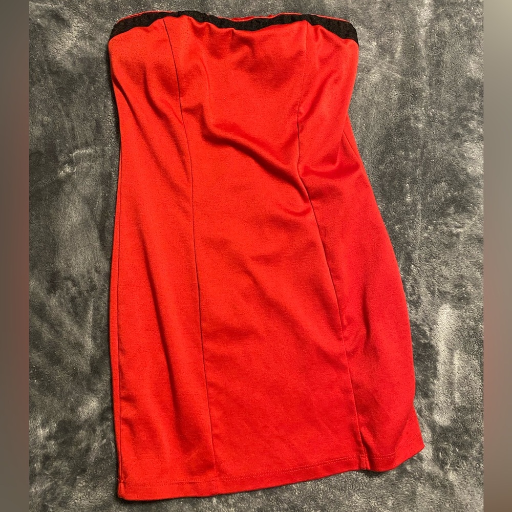 Large Red Dress